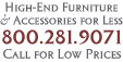 high-end furniture and accessories for less