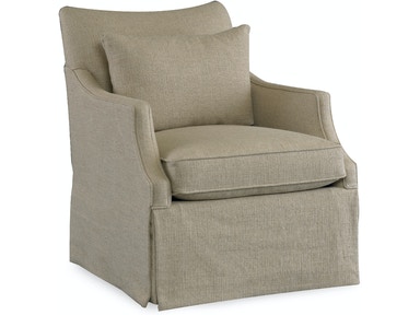 Sam Moore - Club Chair - 1867 Azriel Skirted Chair (image for) Sam Moore - Club Chair - 1867 Azriel Skirted Chair
