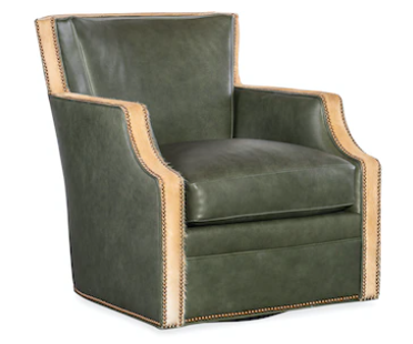 Bradington Young - 358-25SW Fredrickson Leather Swivel Chair
