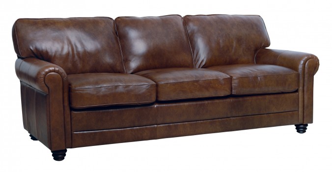 Luke Leather Furniture - Sofas - ANDREW in 2511 Havana Brown (image for) Luke Leather Furniture - Sofas - ANDREW in 2511 Havana Brown