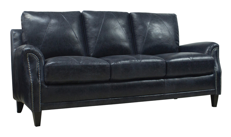 Luke Leather Furniture - Sofas - ANYA 3513 Midnight Blue (image for) Luke Leather Furniture - Sofas - ANYA 3513 Midnight Blue
