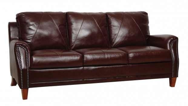 Luke Leather Furniture - Sofas - AUSTIN in Color 153 Sienna (image for) Luke Leather Furniture - Sofas - AUSTIN in Color 153 Sienna