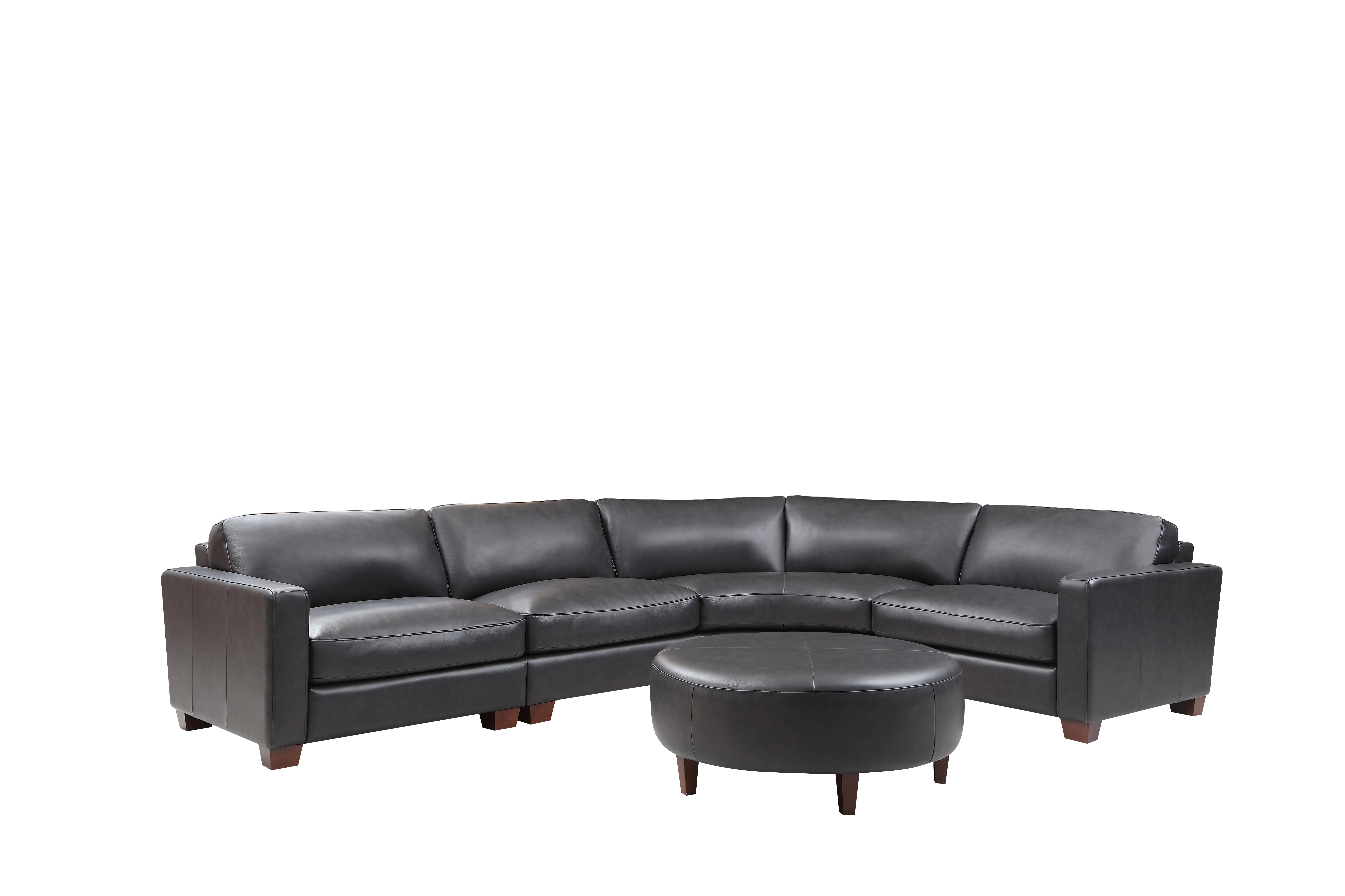 Leather Italia - Brent Sectional (image for) Leather Italia - Brent Sectional