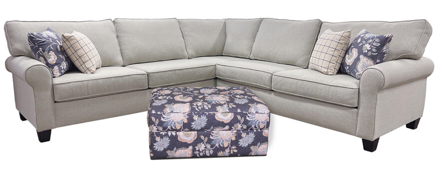 Luke Leather - Charlotte Sectional (image for) Luke Leather - Charlotte Sectional