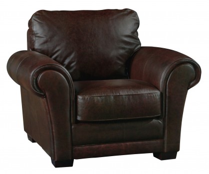 Luke Leather Furniture - Chairs - MARK in Color 150 Whiskey